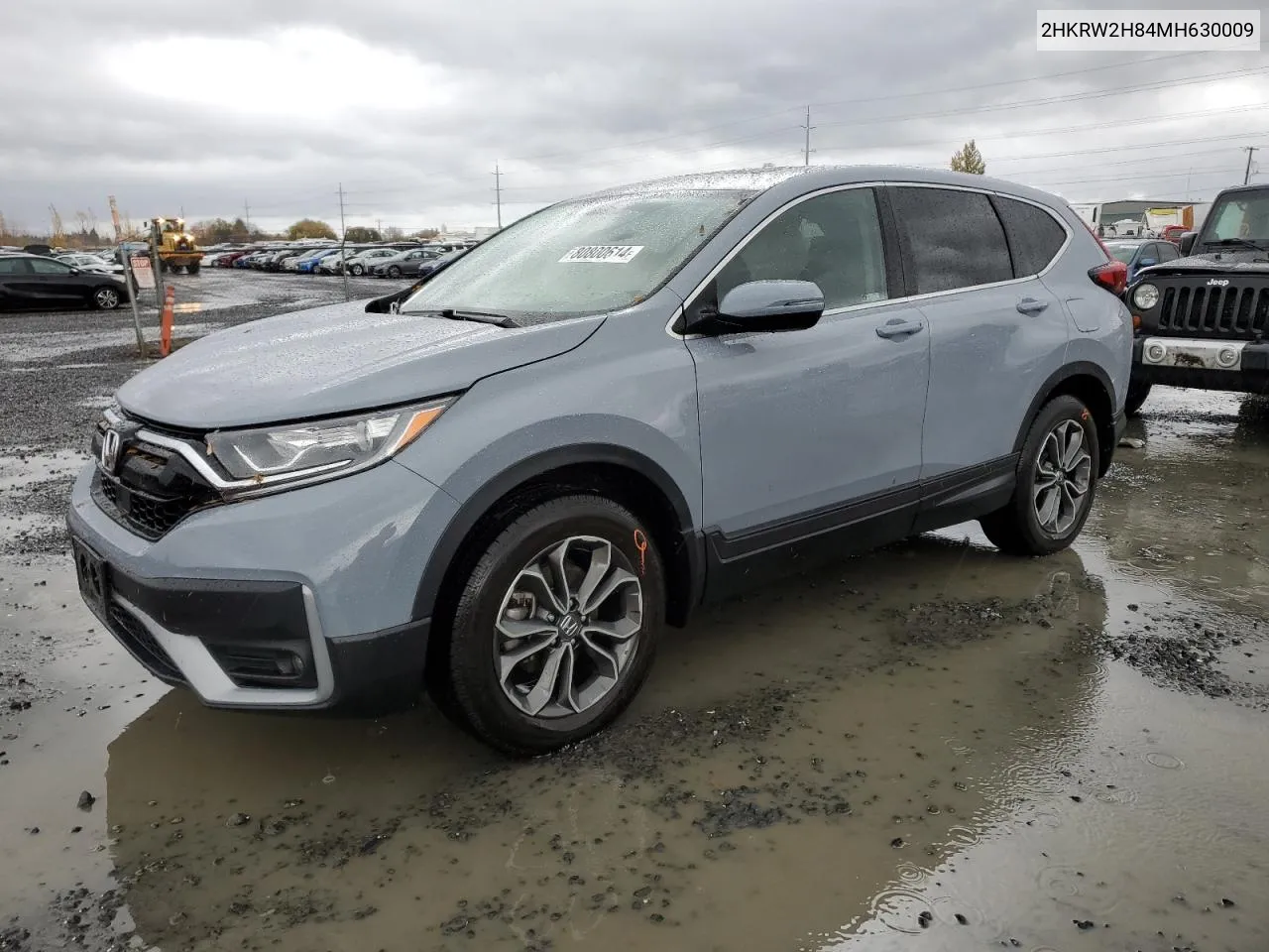 2021 Honda Cr-V Exl VIN: 2HKRW2H84MH630009 Lot: 80800614