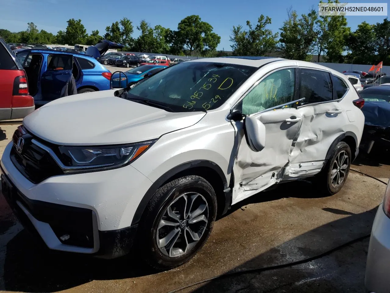 2022 Honda Cr-V Ex VIN: 7FARW2H52NE048601 Lot: 56957534