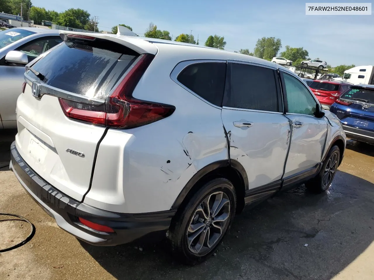 2022 Honda Cr-V Ex VIN: 7FARW2H52NE048601 Lot: 56957534