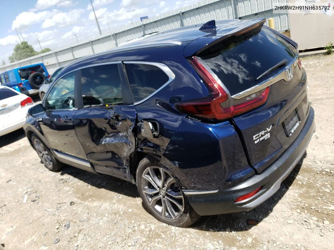 2022 Honda Cr-V Touring VIN: 2HKRW2H91NH635792 Lot: 57395174