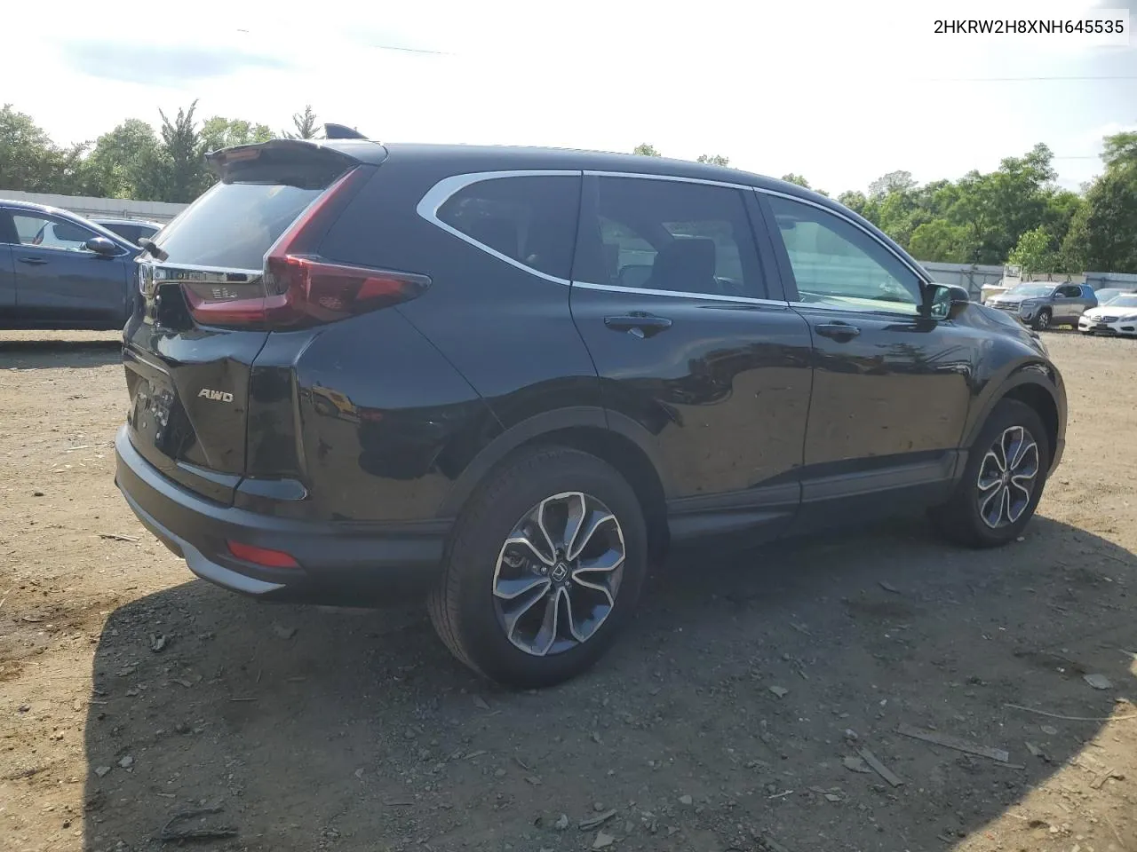 2022 Honda Cr-V Exl VIN: 2HKRW2H8XNH645535 Lot: 59237914