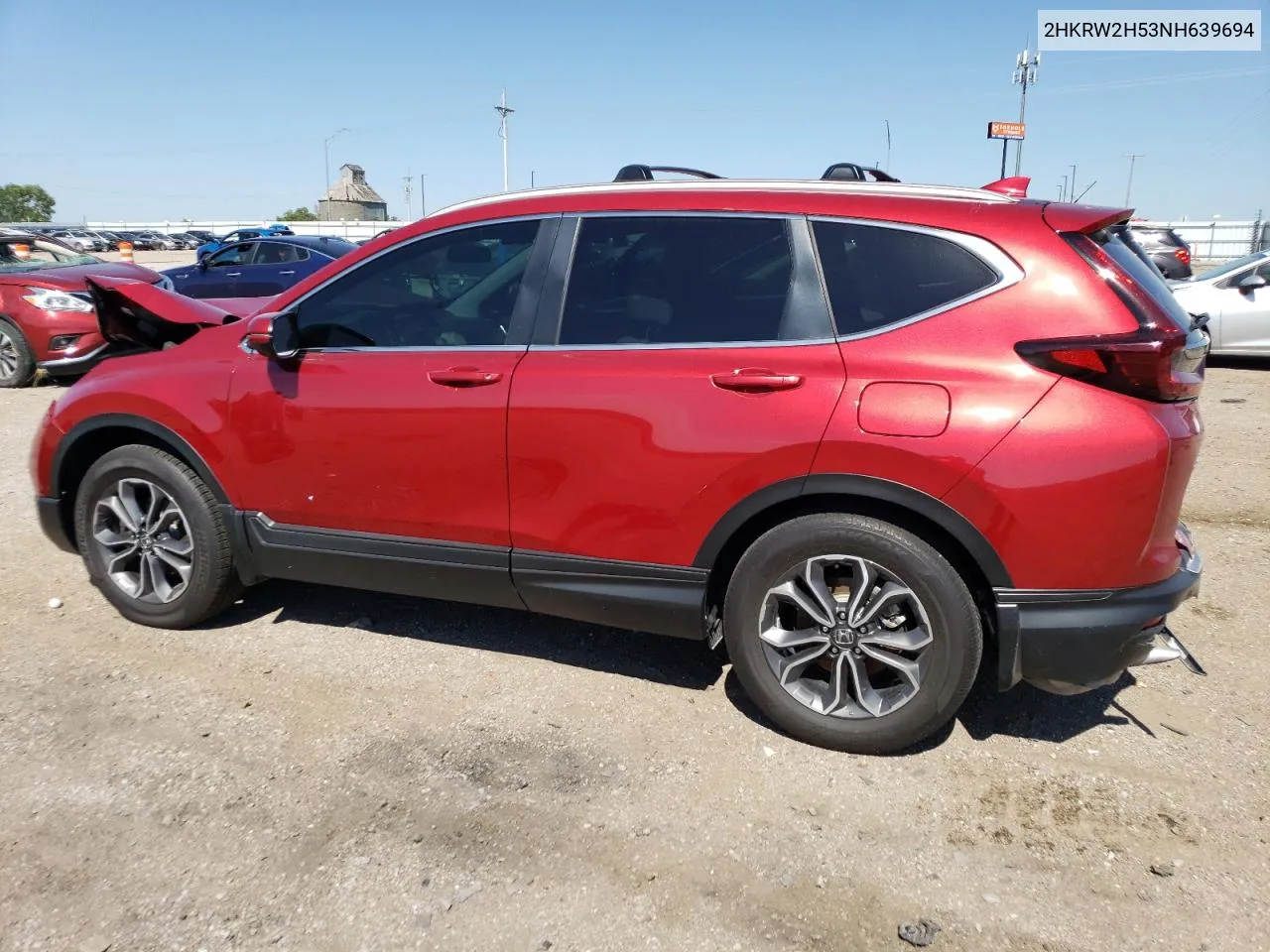 2022 Honda Cr-V Ex VIN: 2HKRW2H53NH639694 Lot: 60245004