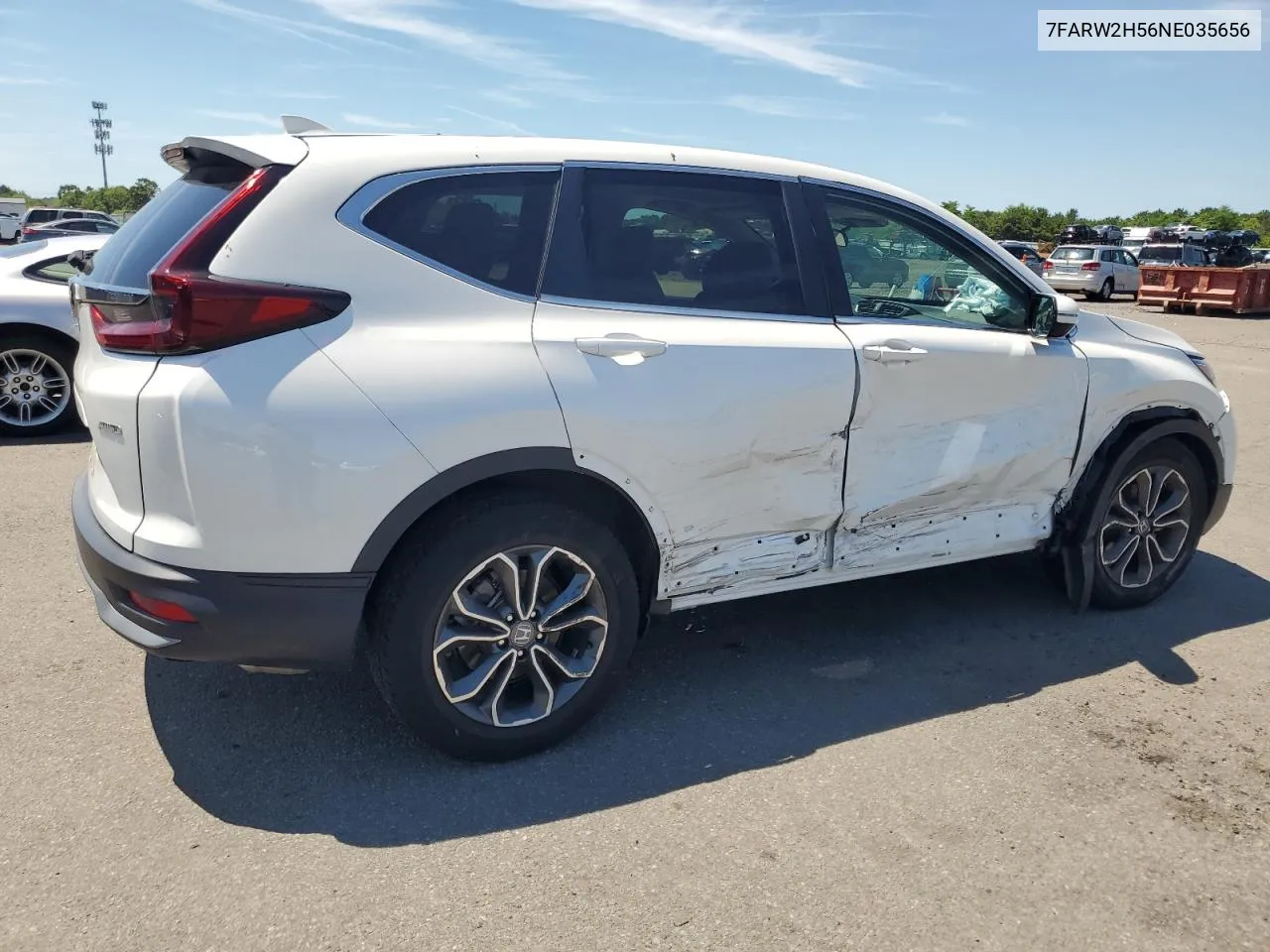 2022 Honda Cr-V Ex VIN: 7FARW2H56NE035656 Lot: 61322874