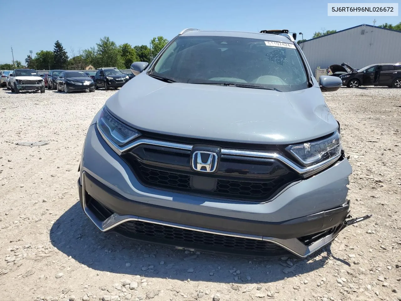 2022 Honda Cr-V Touring VIN: 5J6RT6H96NL026672 Lot: 61407424