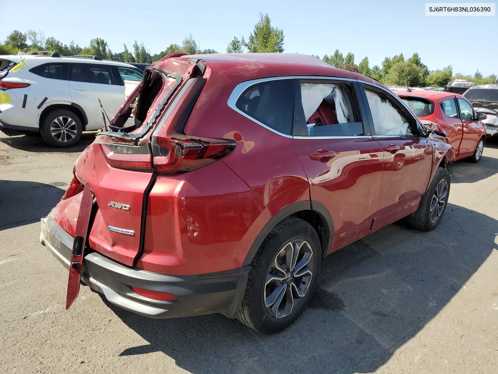 2022 Honda Cr-V Exl VIN: 5J6RT6H83NL036390 Lot: 62496094