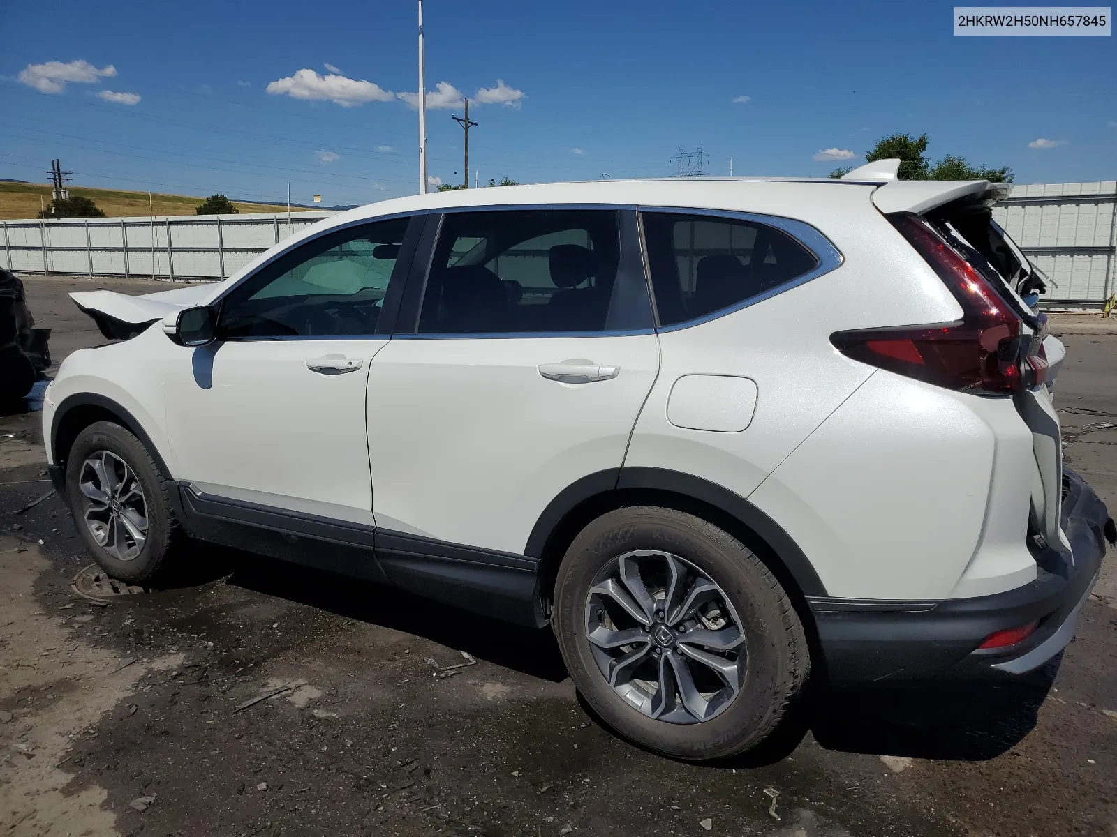 2022 Honda Cr-V Ex VIN: 2HKRW2H50NH657845 Lot: 62537324