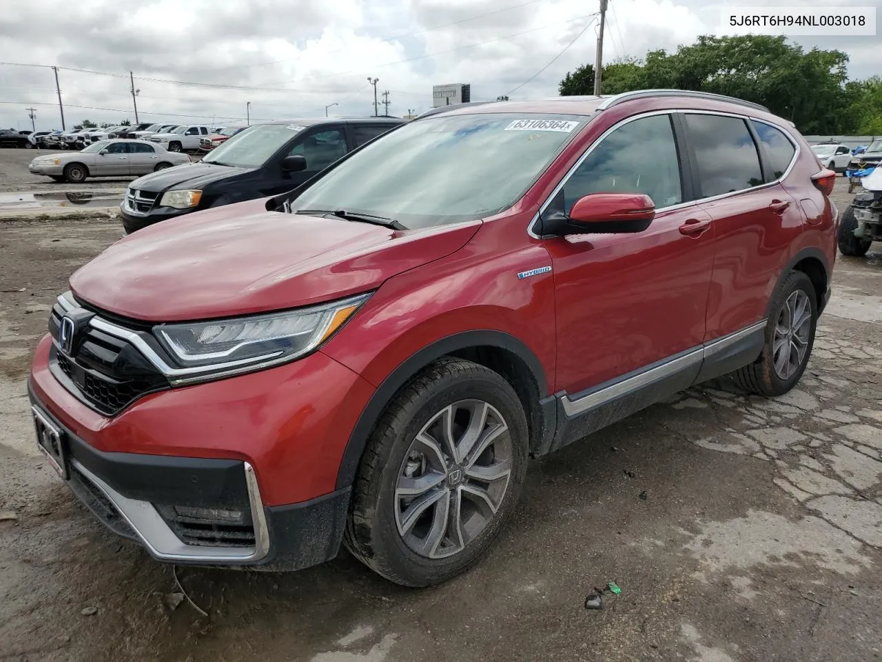 2022 Honda Cr-V Touring VIN: 5J6RT6H94NL003018 Lot: 63106364