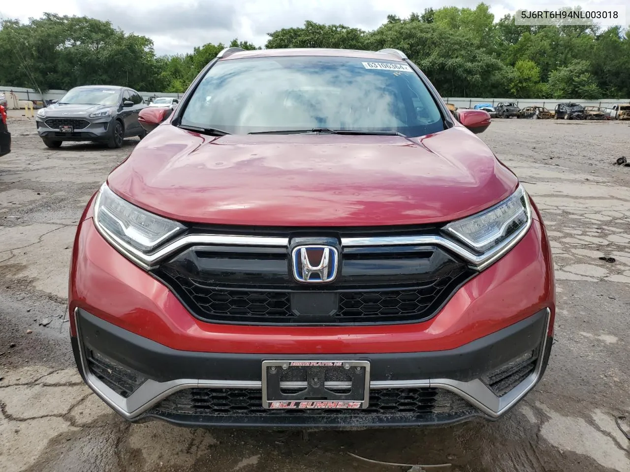 2022 Honda Cr-V Touring VIN: 5J6RT6H94NL003018 Lot: 63106364