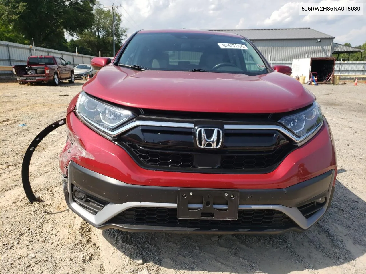 2022 Honda Cr-V Exl VIN: 5J6RW2H86NA015030 Lot: 63437264