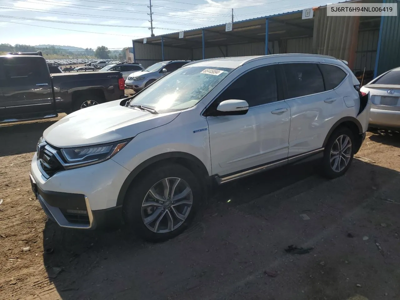 2022 Honda Cr-V Touring VIN: 5J6RT6H94NL006419 Lot: 65445094