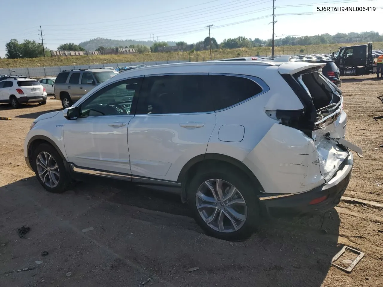 2022 Honda Cr-V Touring VIN: 5J6RT6H94NL006419 Lot: 65445094