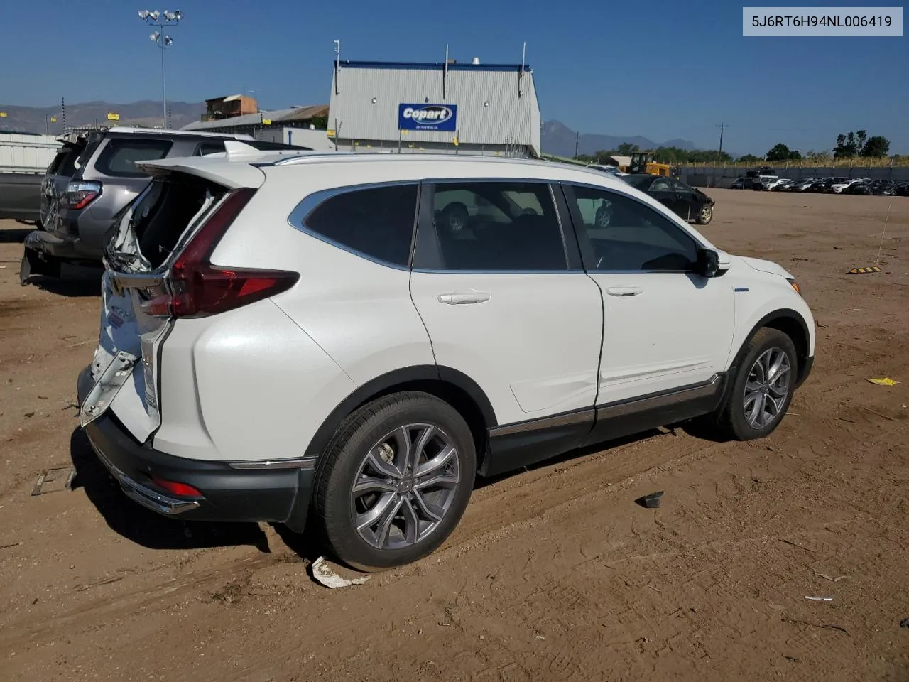 2022 Honda Cr-V Touring VIN: 5J6RT6H94NL006419 Lot: 65445094