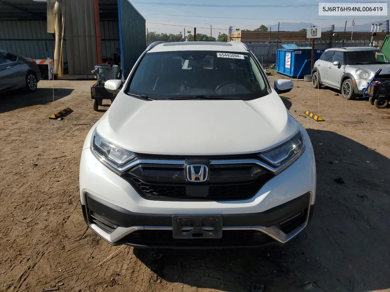 2022 Honda Cr-V Touring VIN: 5J6RT6H94NL006419 Lot: 65445094