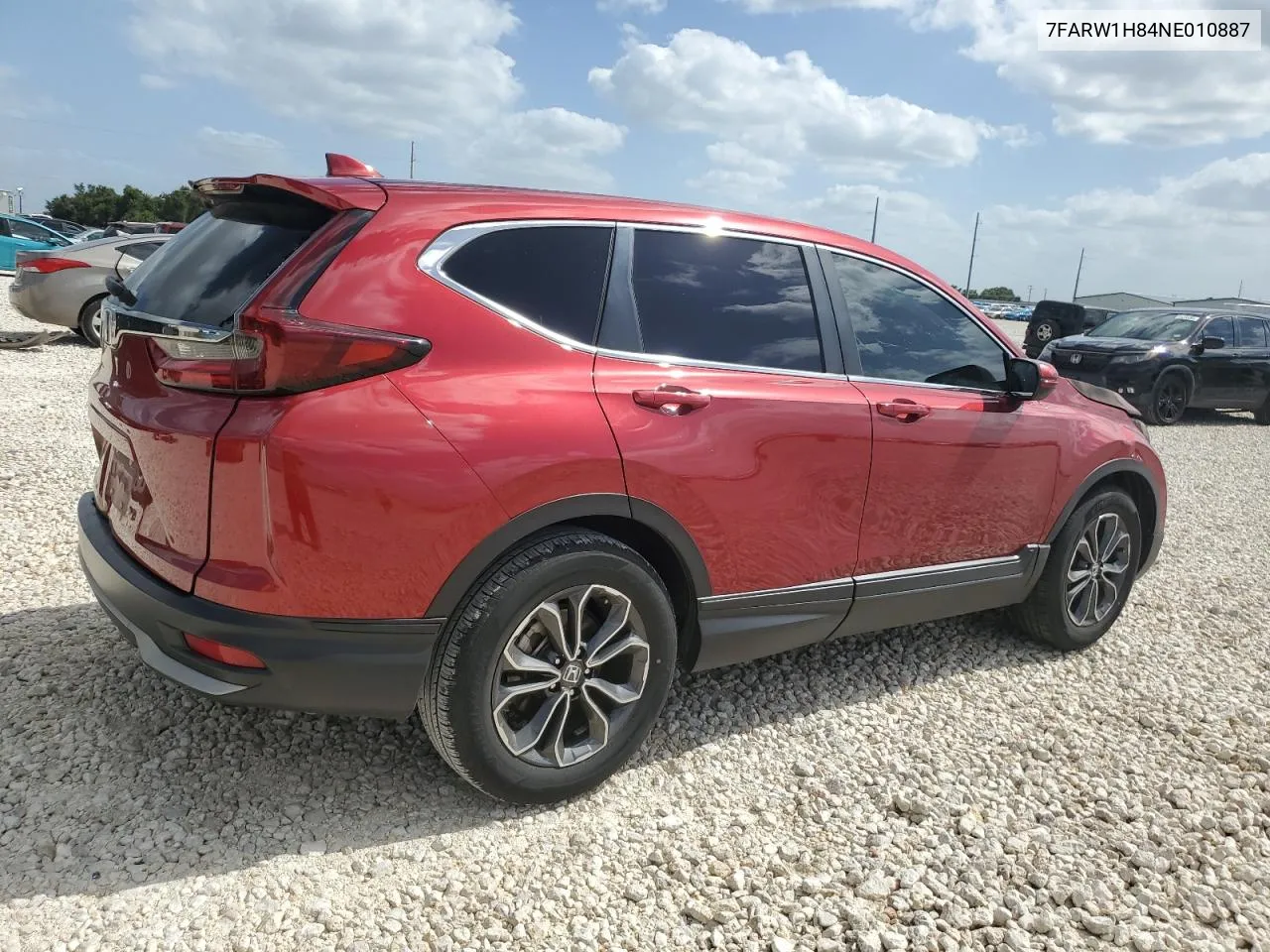 2022 Honda Cr-V Exl VIN: 7FARW1H84NE010887 Lot: 65471024