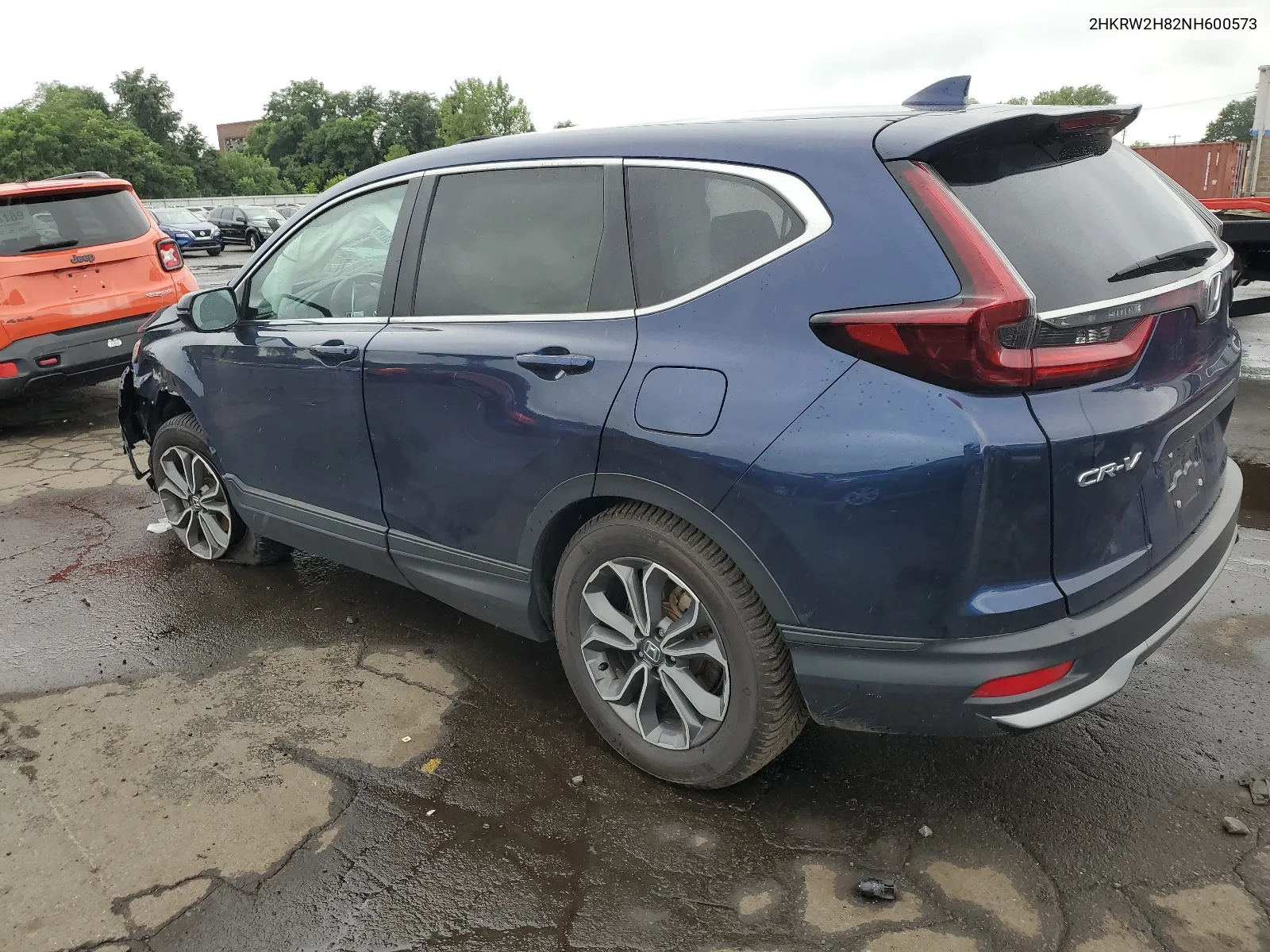 2022 Honda Cr-V Exl VIN: 2HKRW2H82NH600573 Lot: 65621434