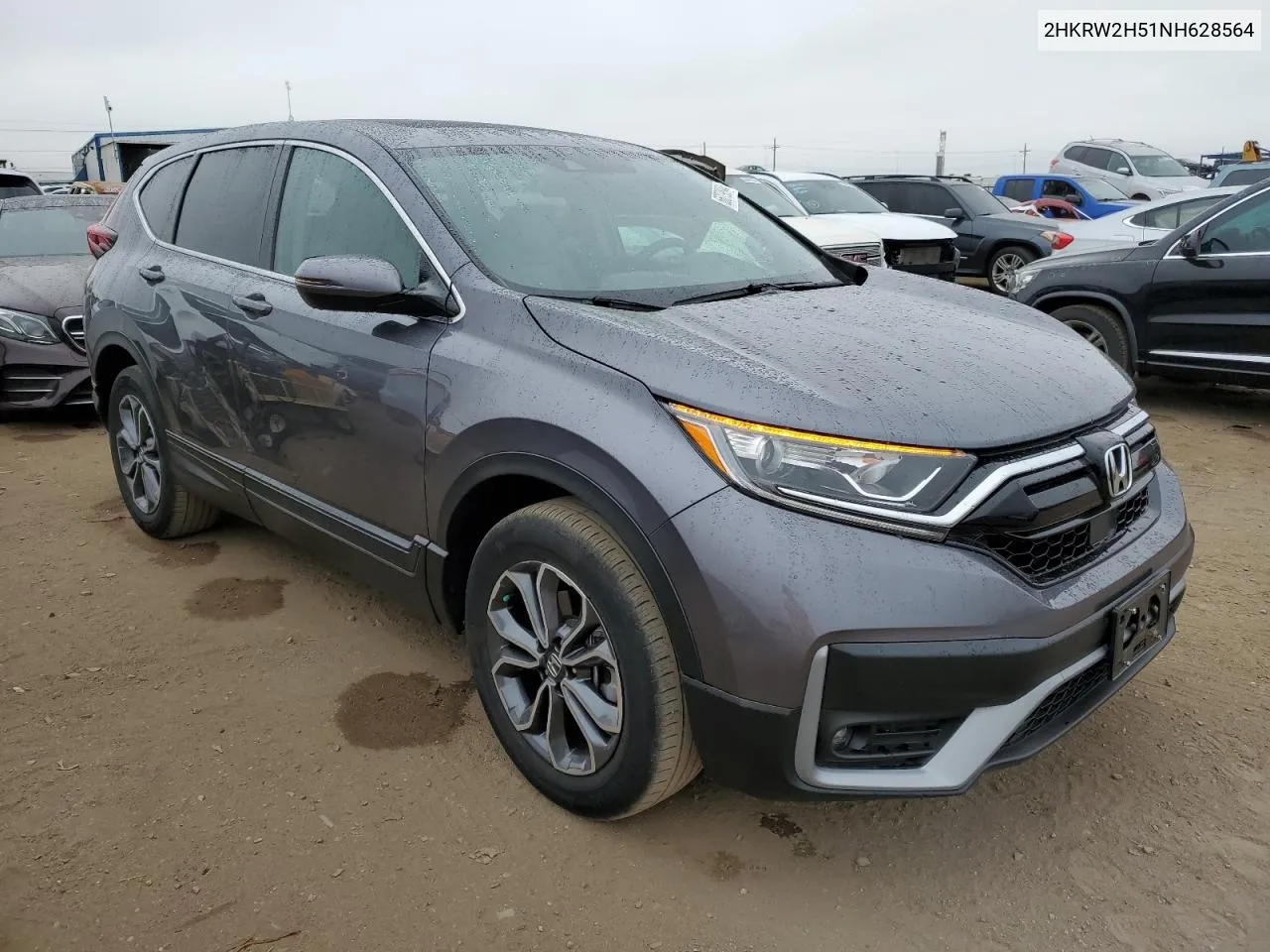 2022 Honda Cr-V Ex VIN: 2HKRW2H51NH628564 Lot: 66279894