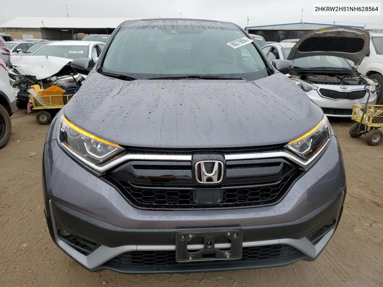 2022 Honda Cr-V Ex VIN: 2HKRW2H51NH628564 Lot: 66279894