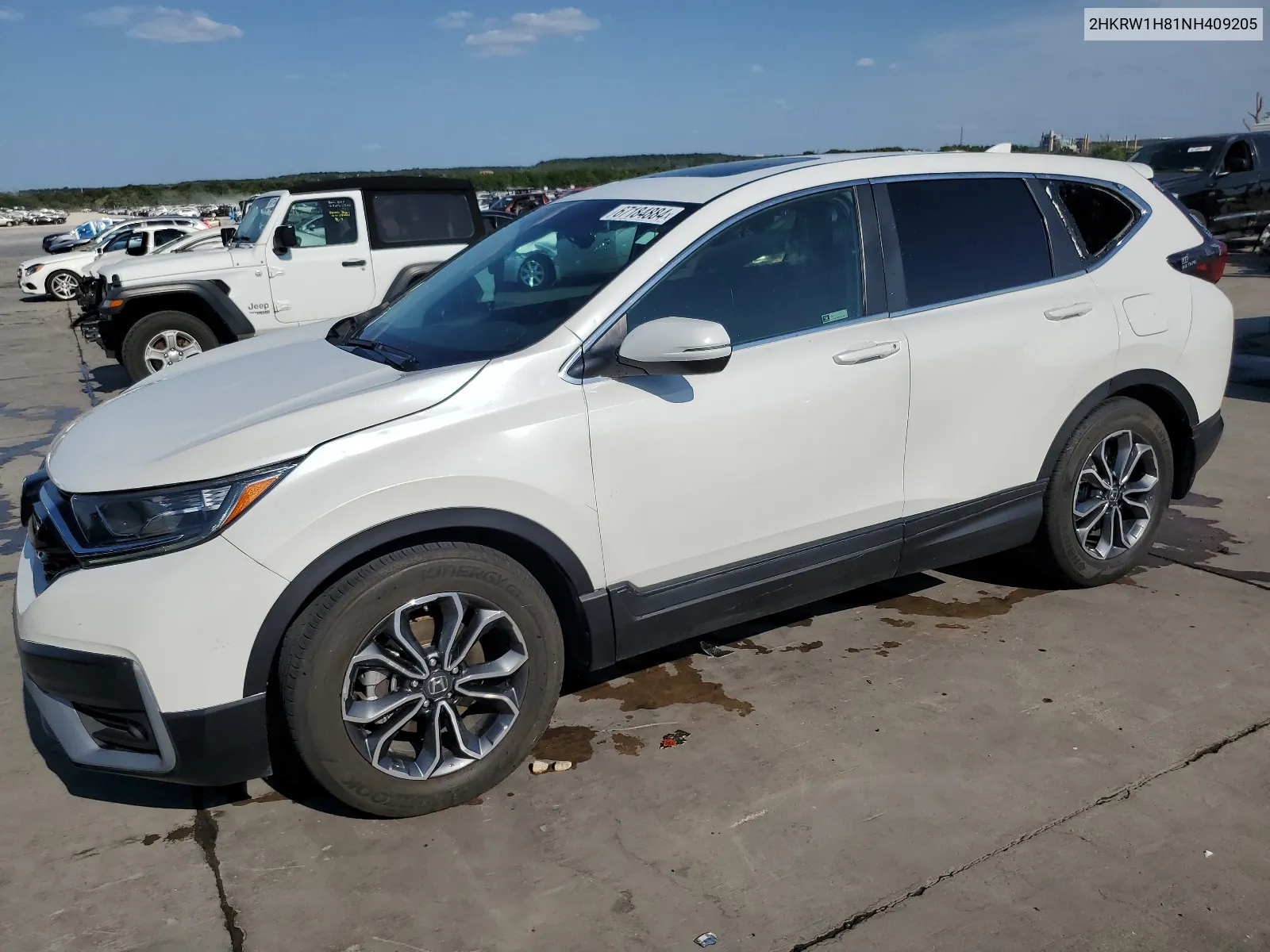 2HKRW1H81NH409205 2022 Honda Cr-V Exl