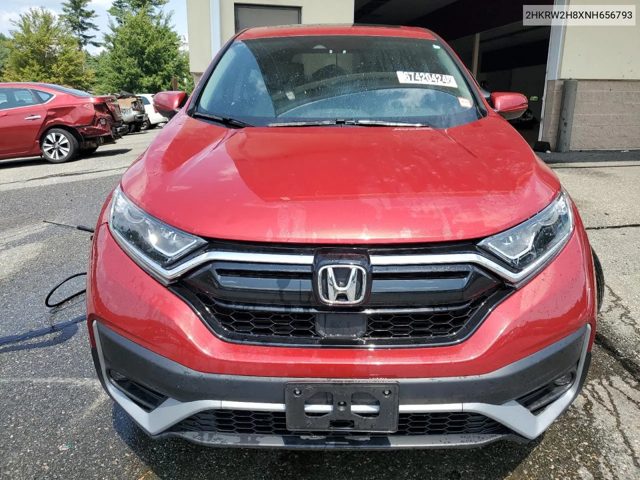 2022 Honda Cr-V Exl VIN: 2HKRW2H8XNH656793 Lot: 67420424