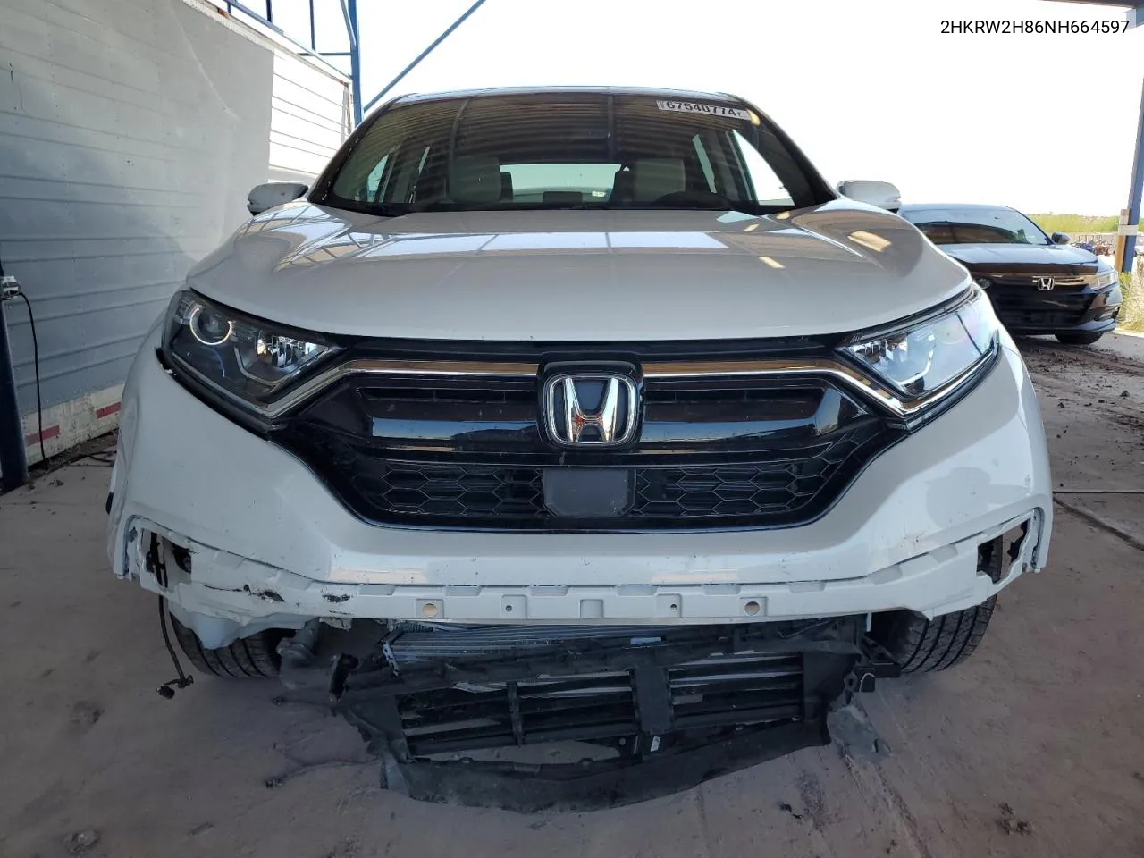 2022 Honda Cr-V Exl VIN: 2HKRW2H86NH664597 Lot: 67540774