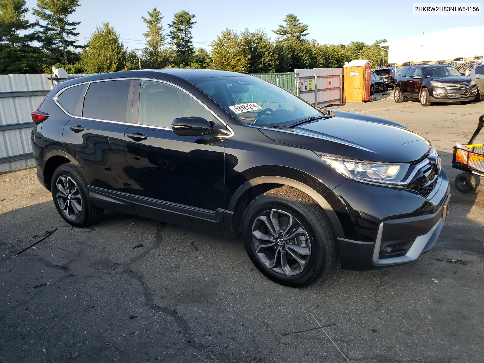 2022 Honda Cr-V Exl VIN: 2HKRW2H83NH654156 Lot: 68485214