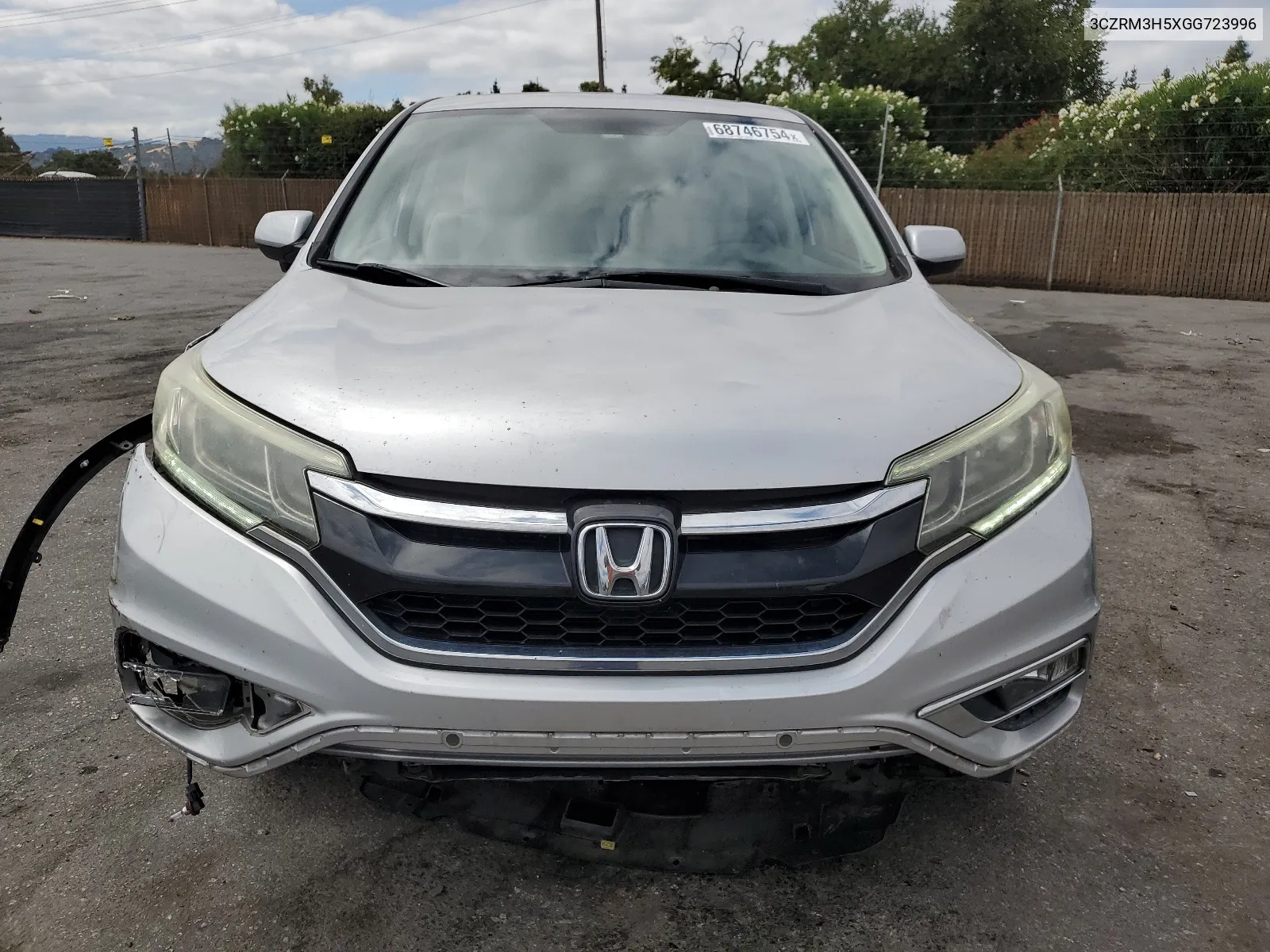 2022 Honda Cr-V Ex VIN: 3CZRM3H5XGG723996 Lot: 68746754