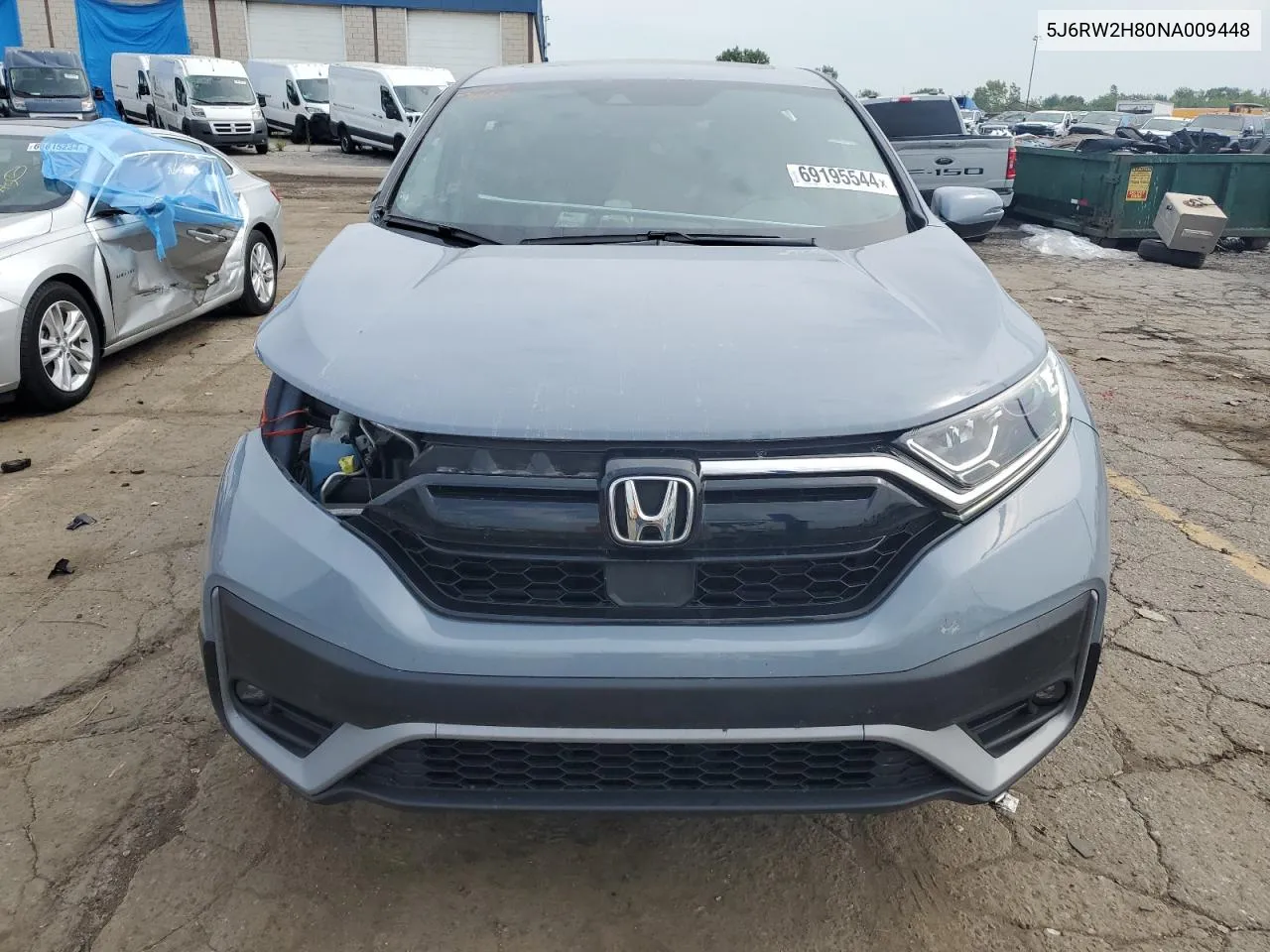 5J6RW2H80NA009448 2022 Honda Cr-V Exl