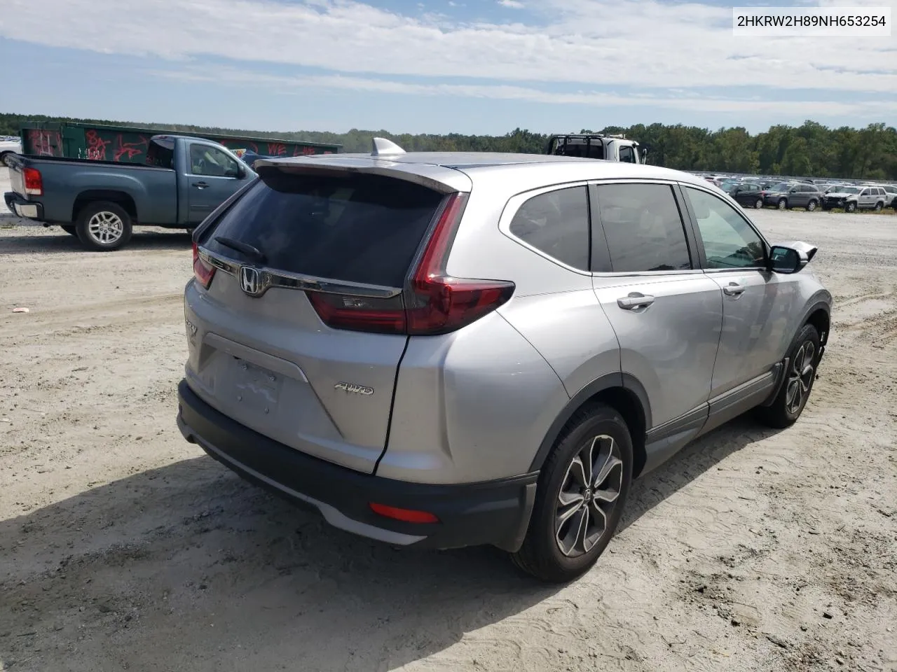 2022 Honda Cr-V Exl VIN: 2HKRW2H89NH653254 Lot: 69476764