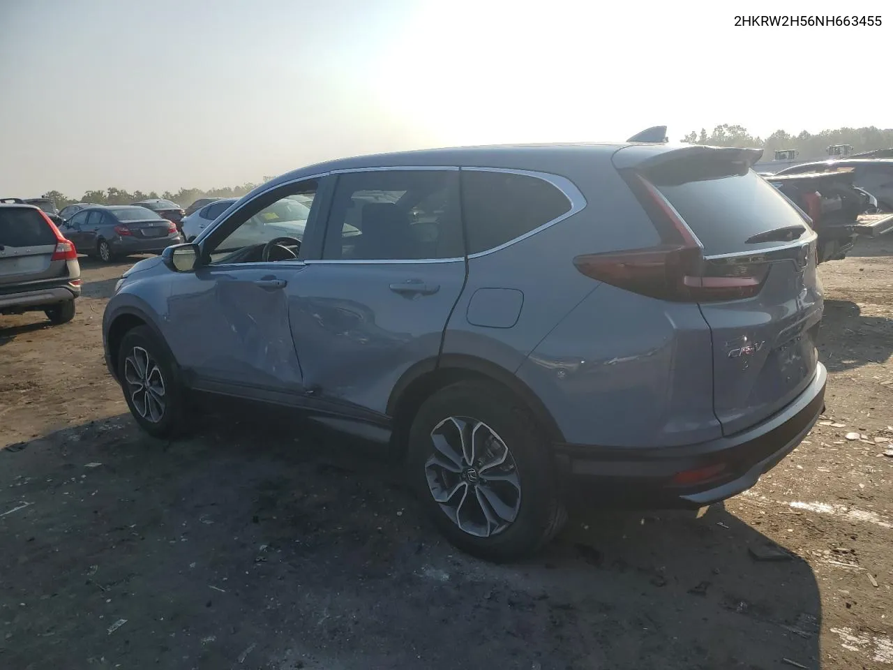 2022 Honda Cr-V Ex VIN: 2HKRW2H56NH663455 Lot: 69482904