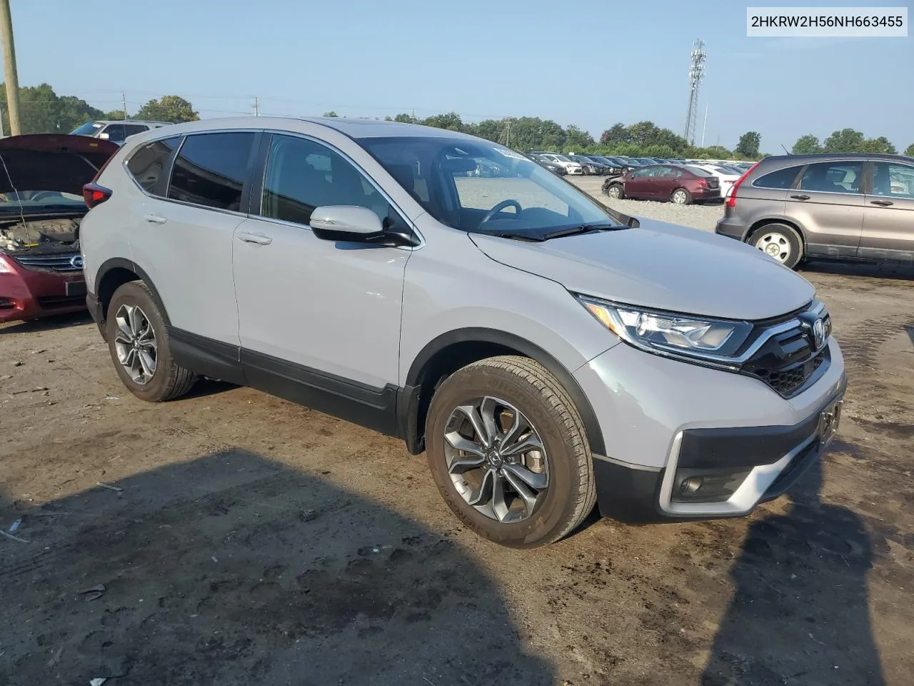 2022 Honda Cr-V Ex VIN: 2HKRW2H56NH663455 Lot: 69482904