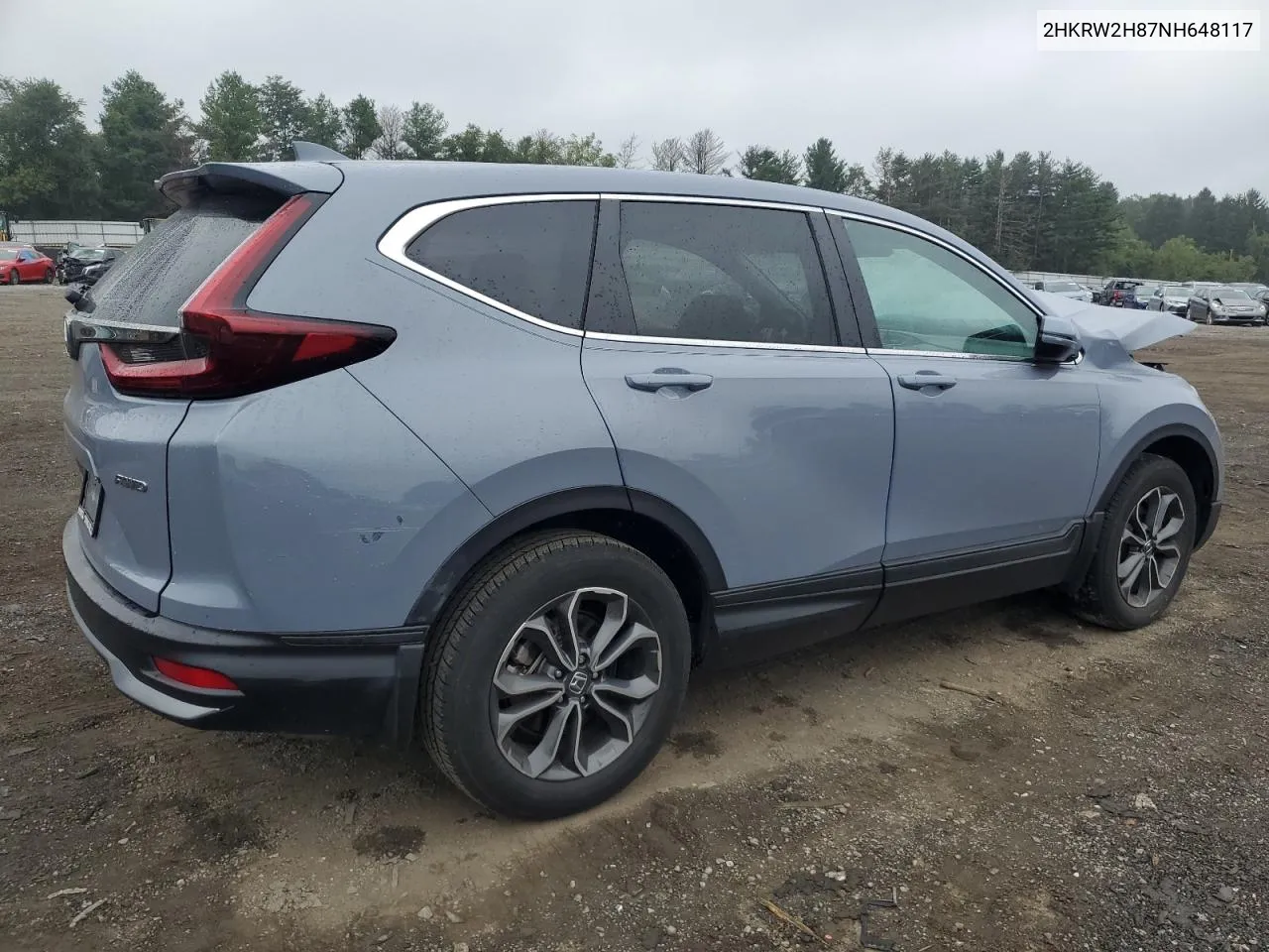 2022 Honda Cr-V Exl VIN: 2HKRW2H87NH648117 Lot: 69659354