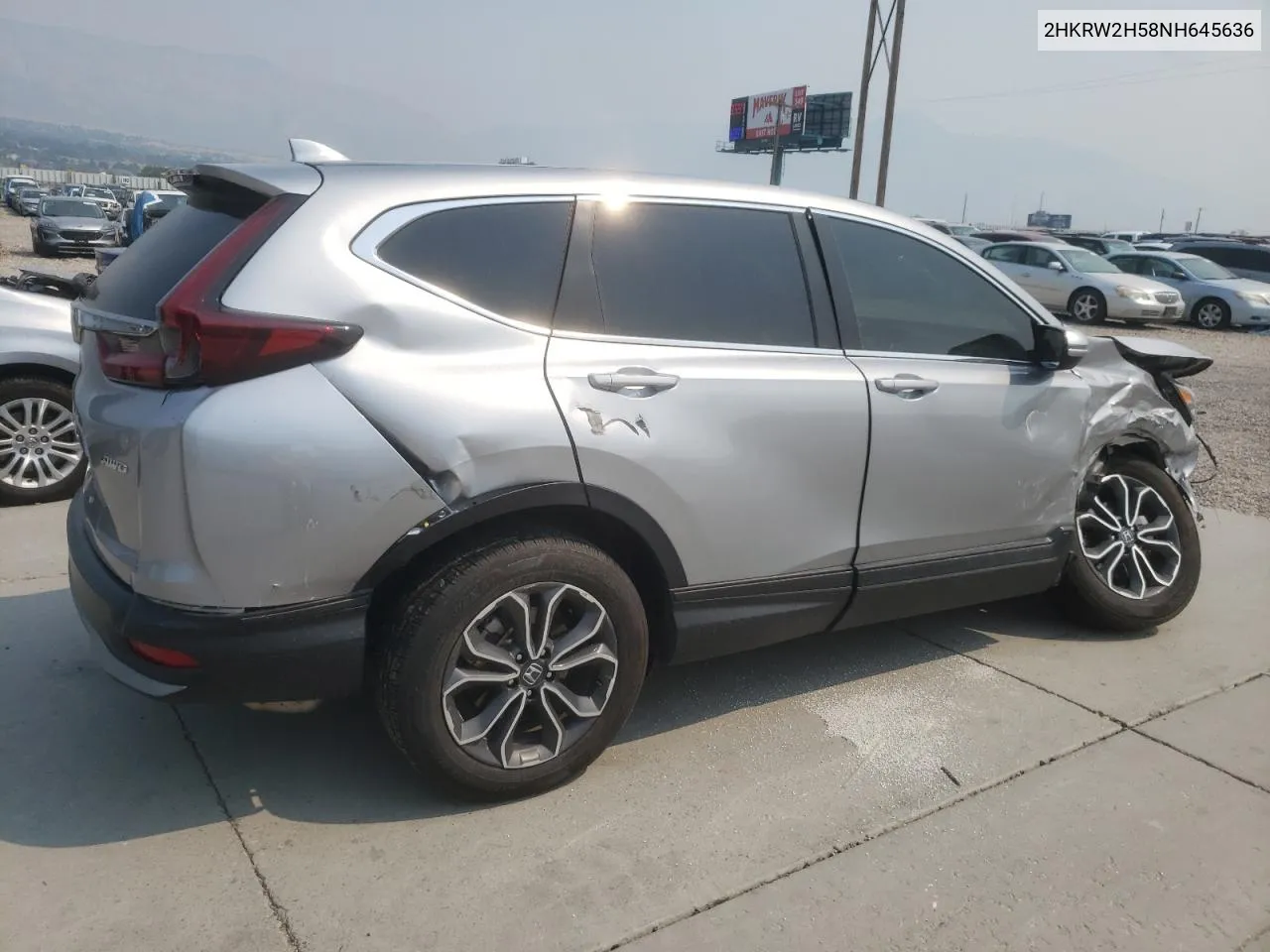 2022 Honda Cr-V Ex VIN: 2HKRW2H58NH645636 Lot: 69695514