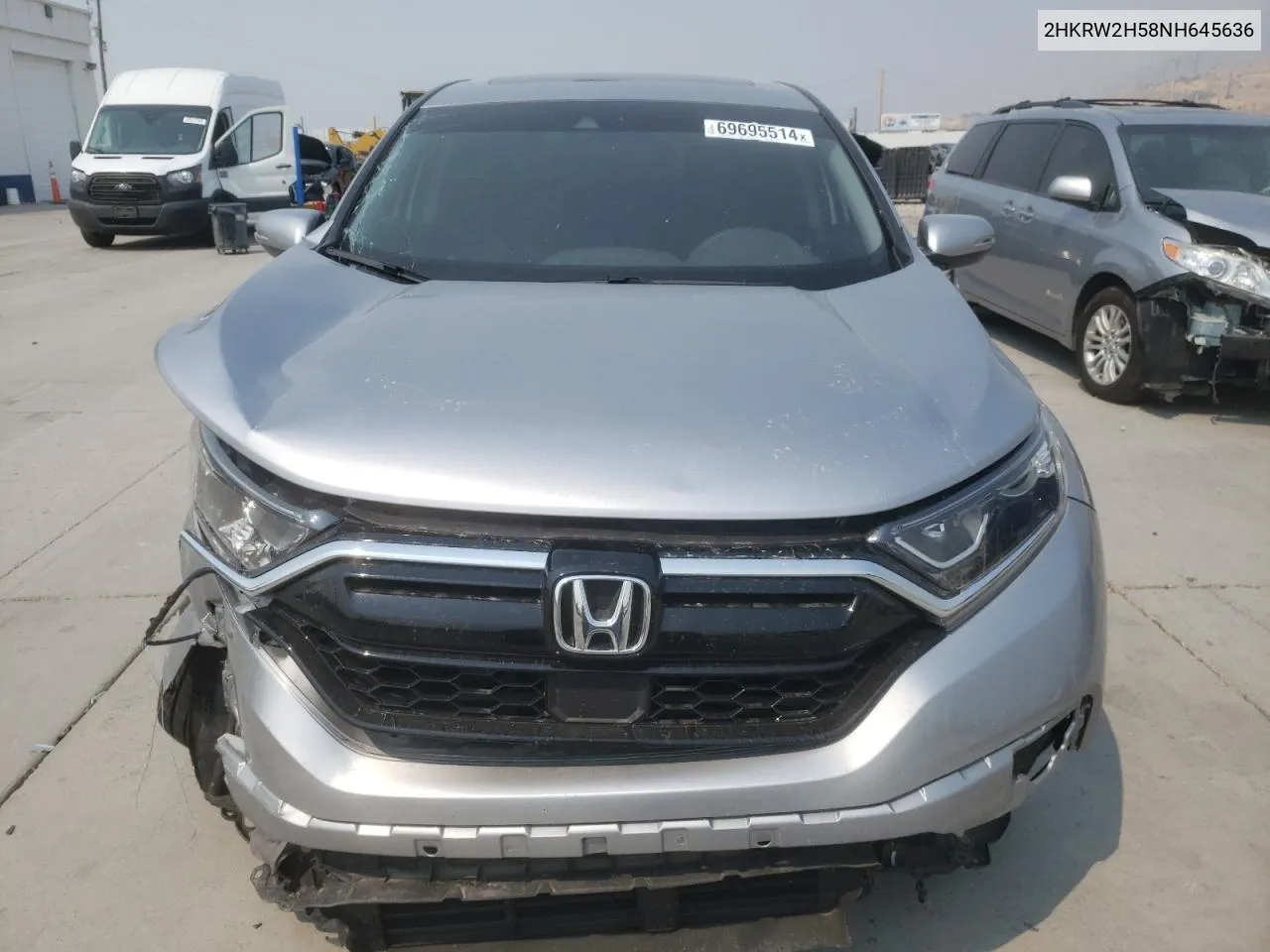 2022 Honda Cr-V Ex VIN: 2HKRW2H58NH645636 Lot: 69695514