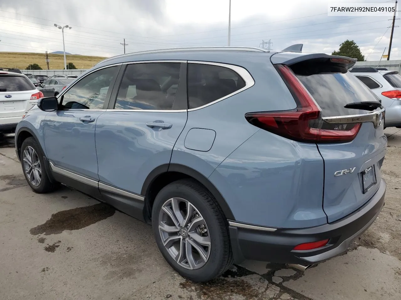 2022 Honda Cr-V Touring VIN: 7FARW2H92NE049105 Lot: 70372164