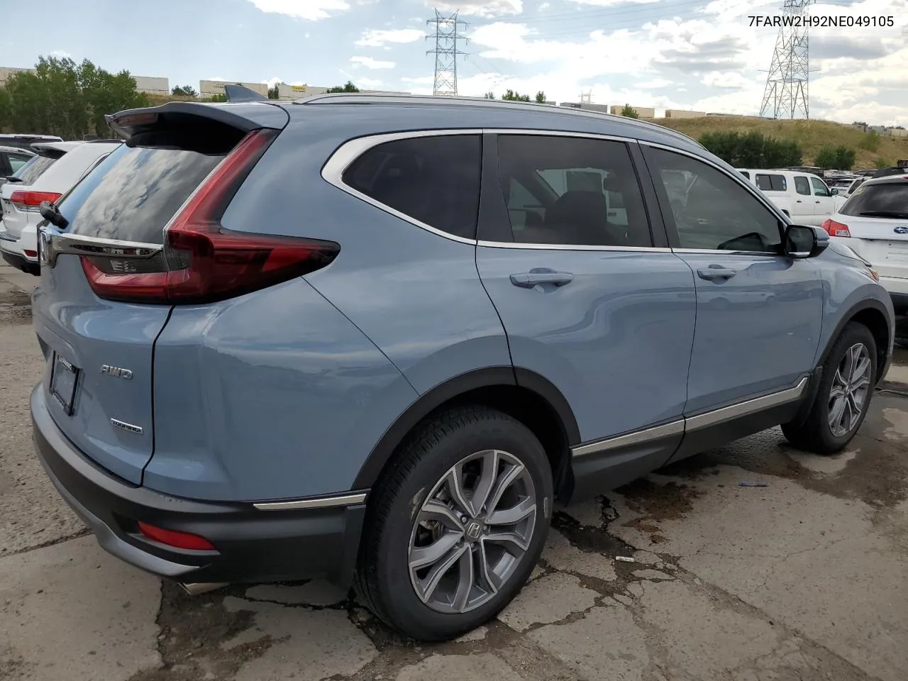 2022 Honda Cr-V Touring VIN: 7FARW2H92NE049105 Lot: 70372164