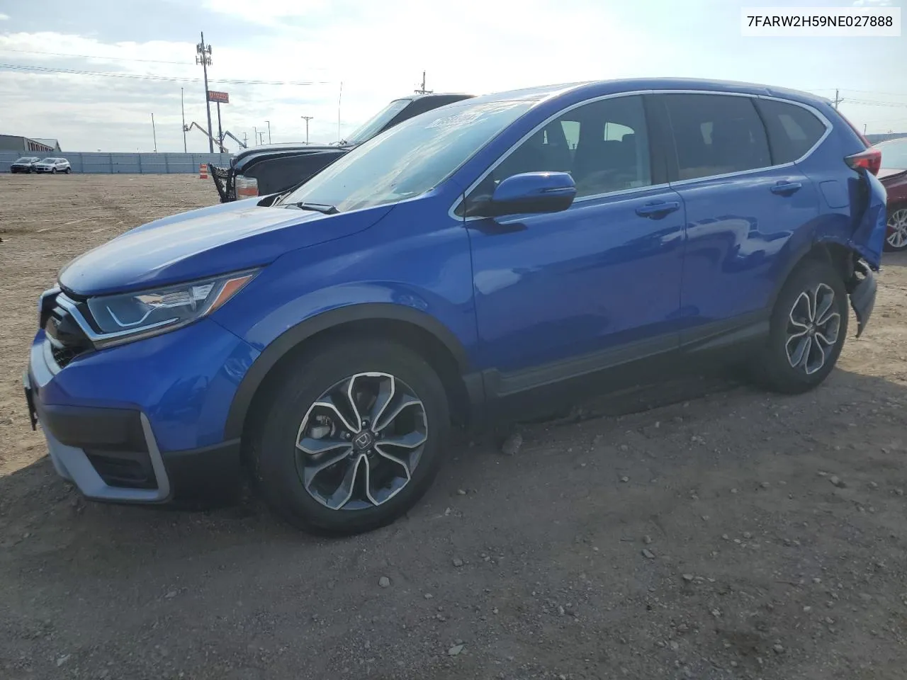 2022 Honda Cr-V Ex VIN: 7FARW2H59NE027888 Lot: 70588984