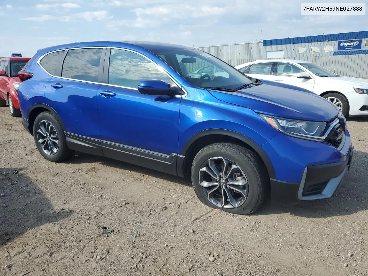 2022 Honda Cr-V Ex VIN: 7FARW2H59NE027888 Lot: 70588984