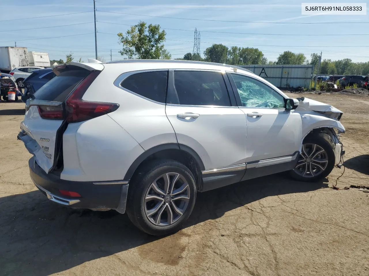 2022 Honda Cr-V Touring VIN: 5J6RT6H91NL058333 Lot: 70975354