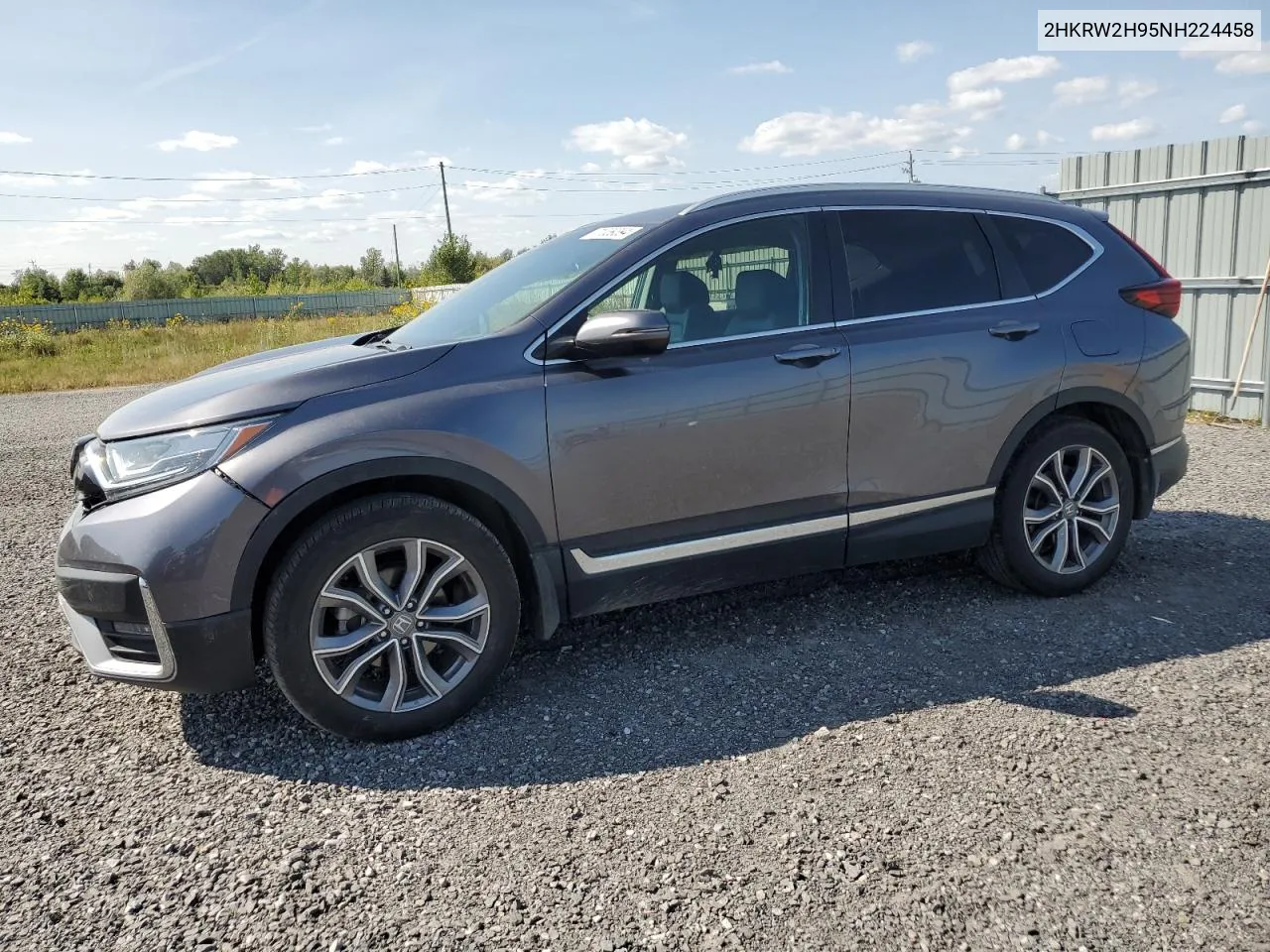 2022 Honda Cr-V Touring VIN: 2HKRW2H95NH224458 Lot: 71039394