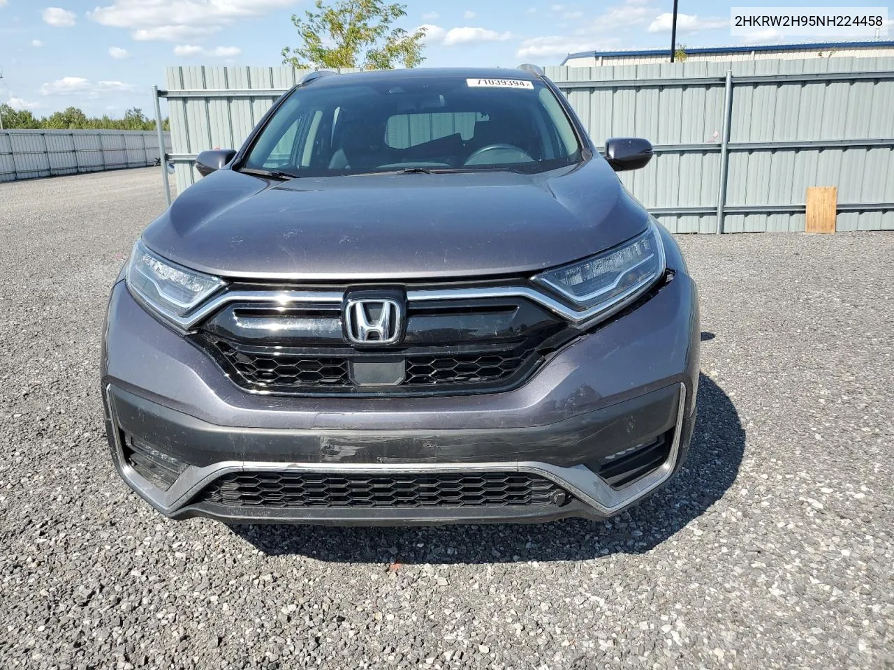 2022 Honda Cr-V Touring VIN: 2HKRW2H95NH224458 Lot: 71039394