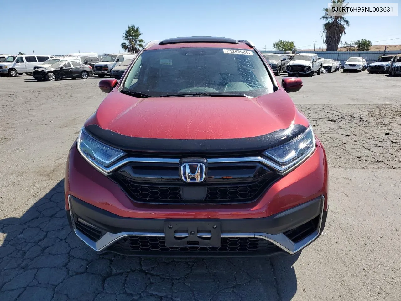 2022 Honda Cr-V Touring VIN: 5J6RT6H99NL003631 Lot: 71243604