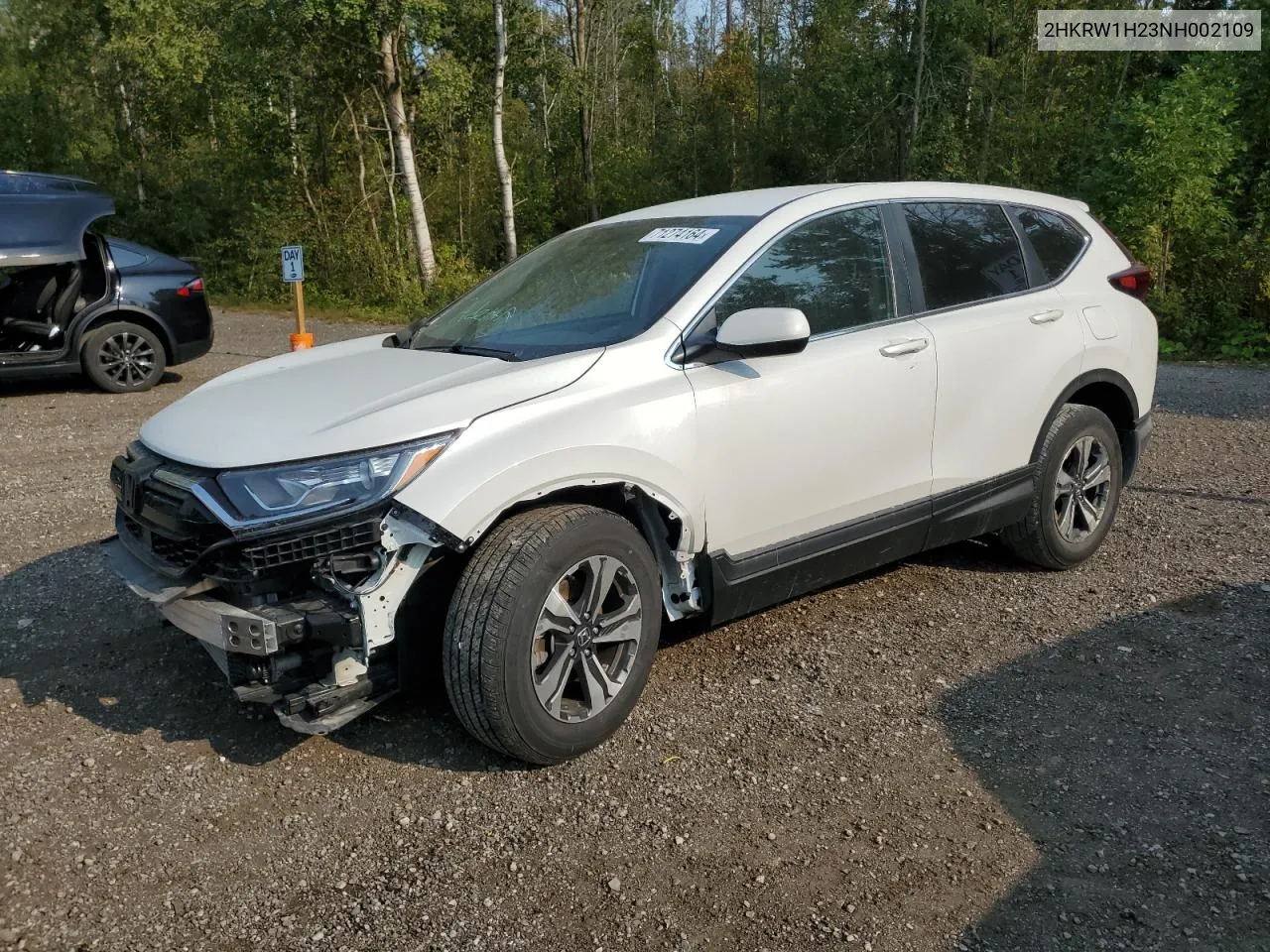 2022 Honda Cr-V Lx VIN: 2HKRW1H23NH002109 Lot: 71274164