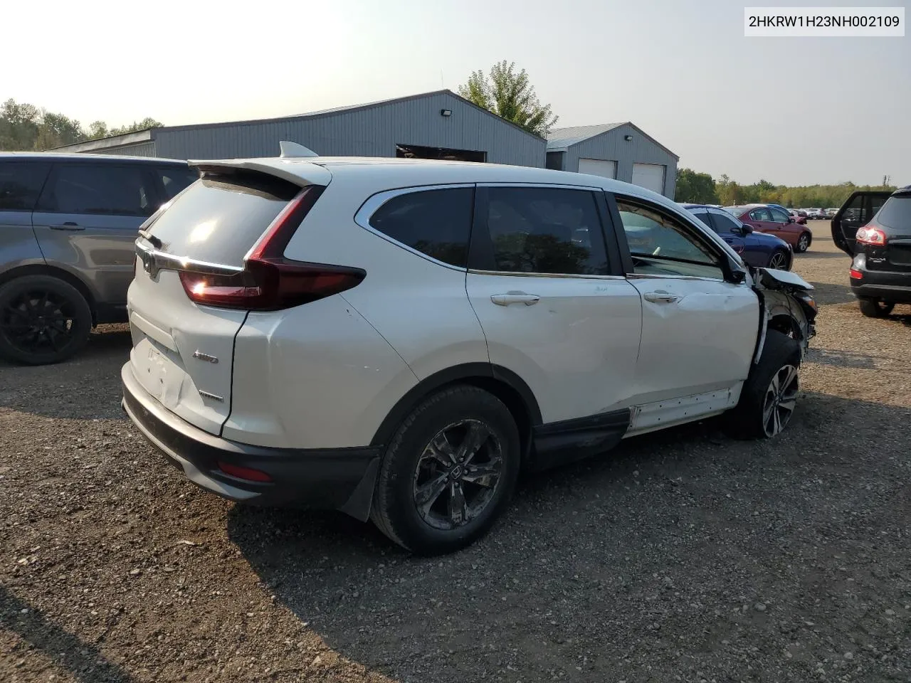 2022 Honda Cr-V Lx VIN: 2HKRW1H23NH002109 Lot: 71274164