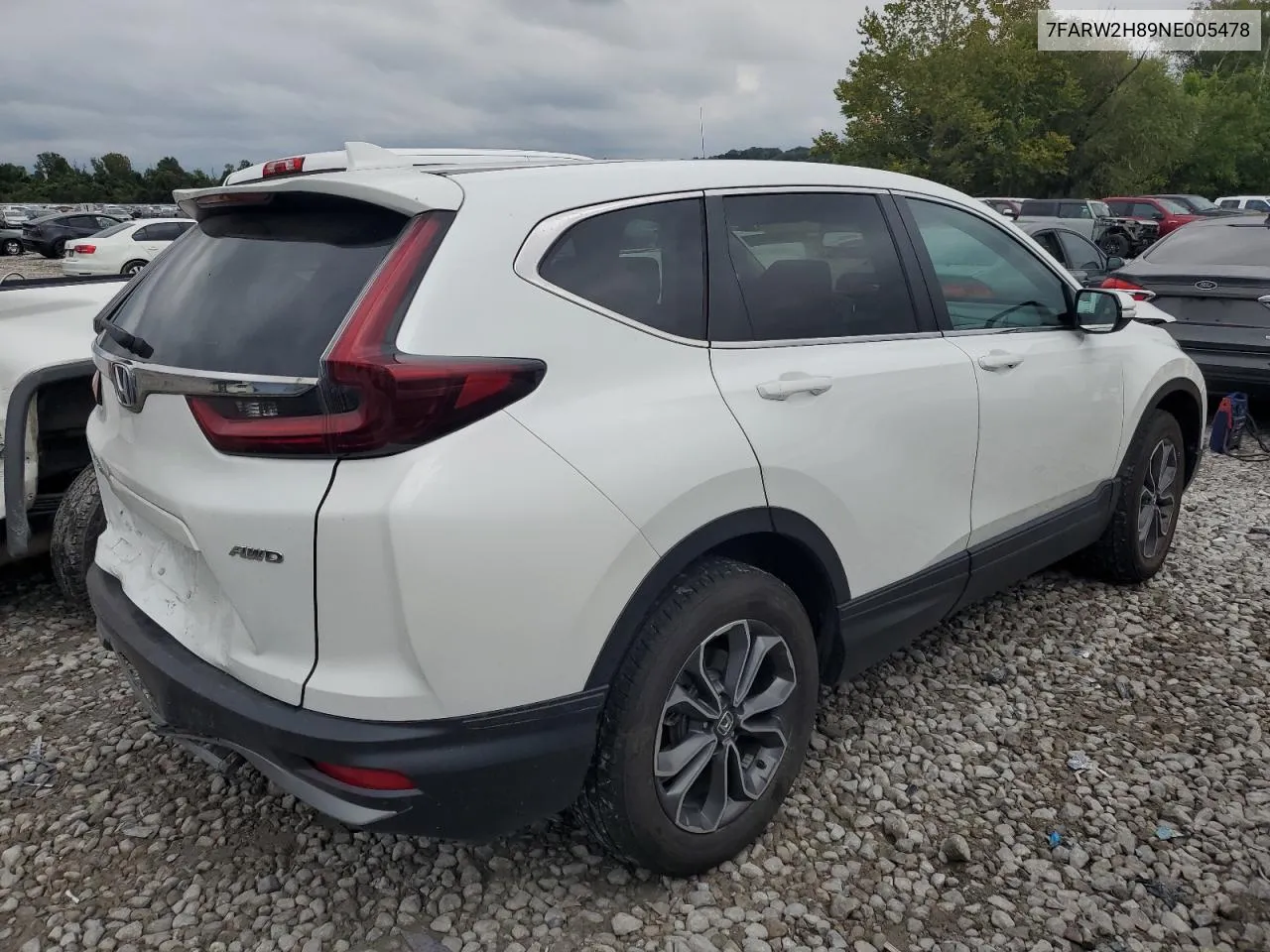 2022 Honda Cr-V Exl VIN: 7FARW2H89NE005478 Lot: 71284744