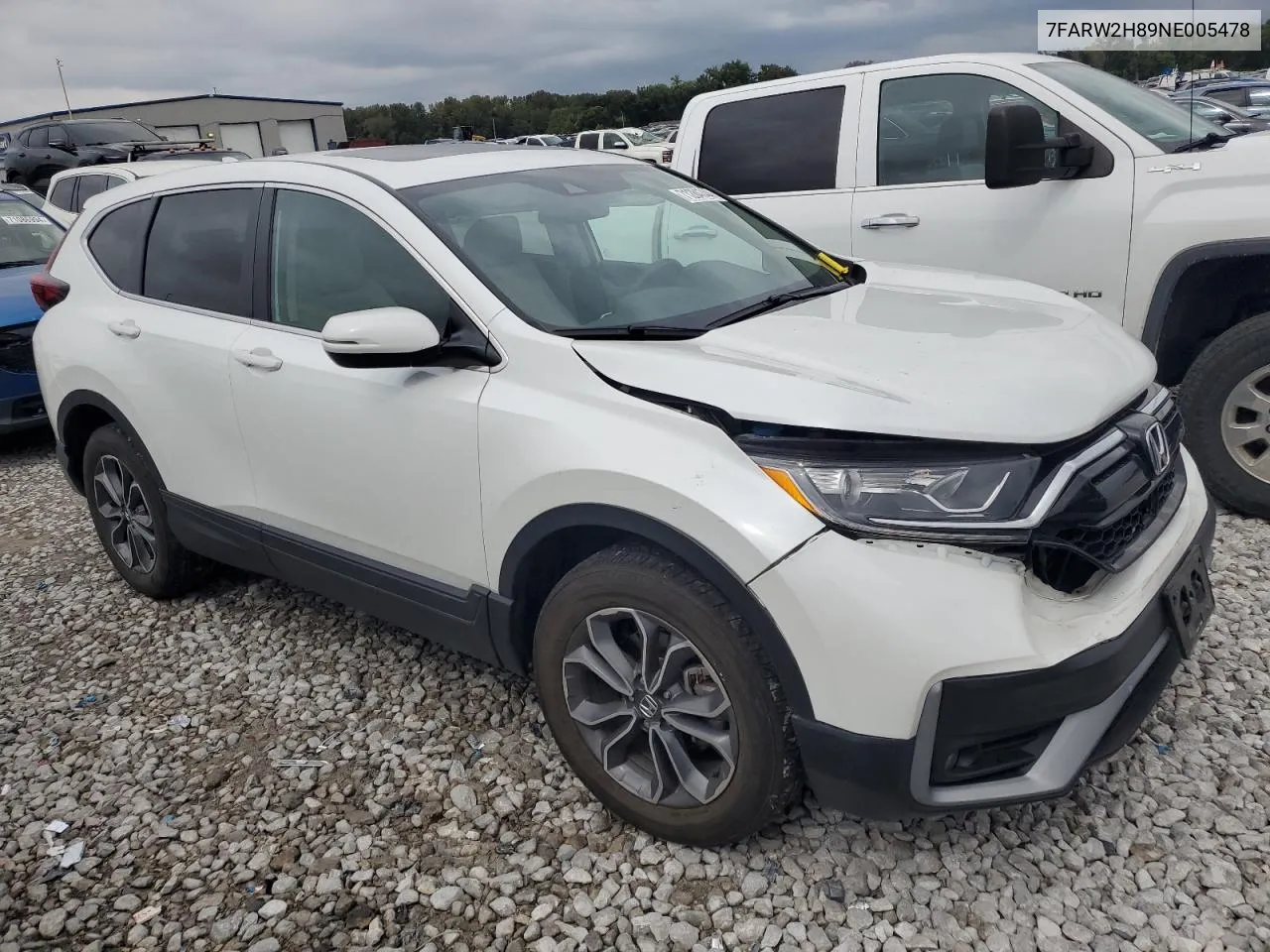 2022 Honda Cr-V Exl VIN: 7FARW2H89NE005478 Lot: 71284744