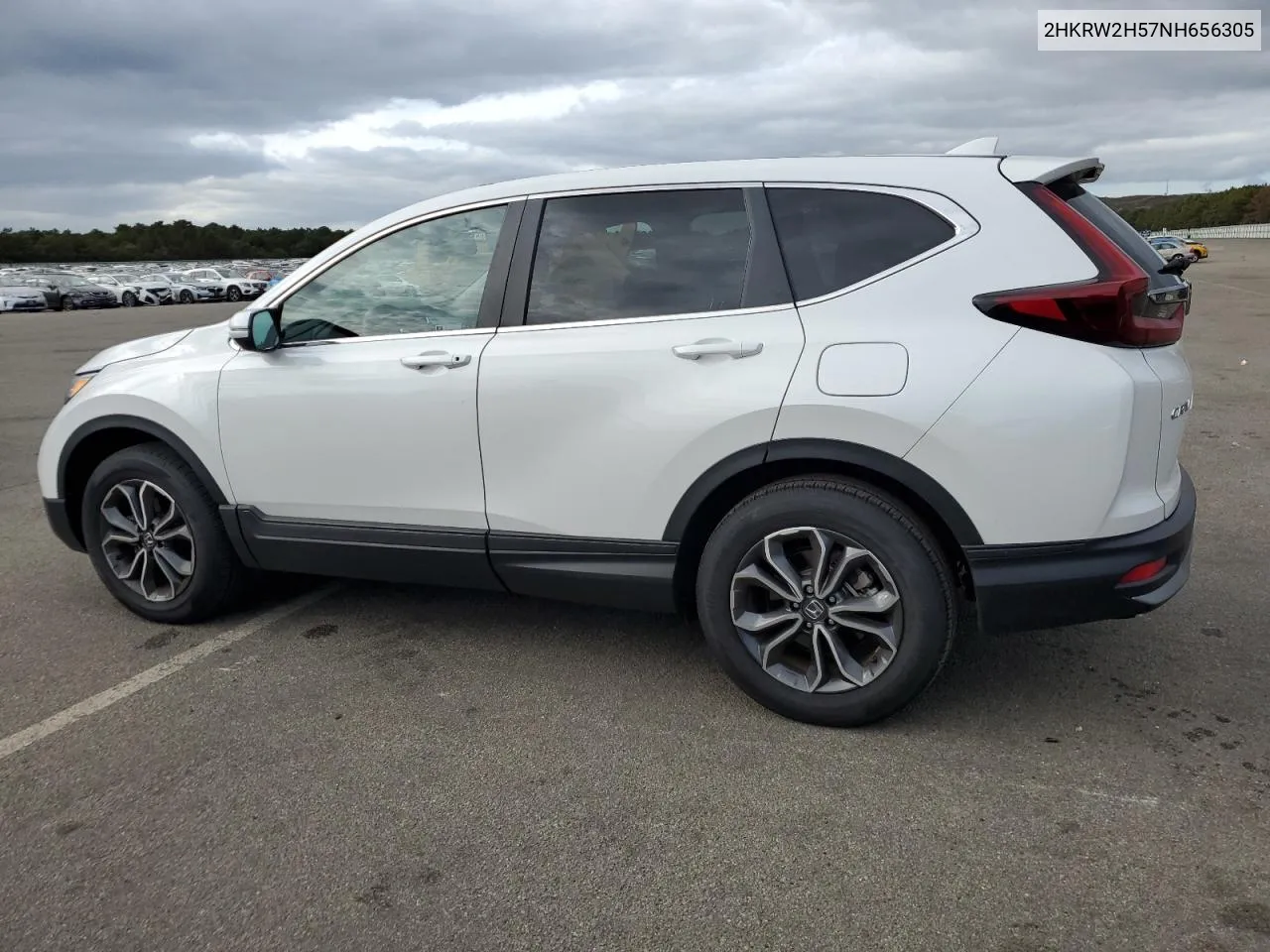 2022 Honda Cr-V Ex VIN: 2HKRW2H57NH656305 Lot: 71393714