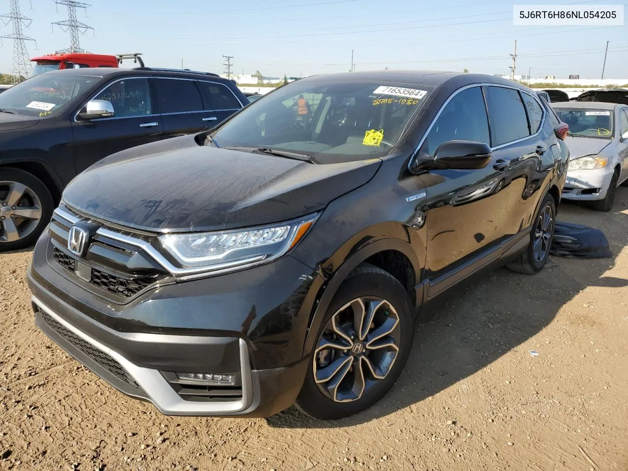 2022 Honda Cr-V Exl VIN: 5J6RT6H86NL054205 Lot: 71653564