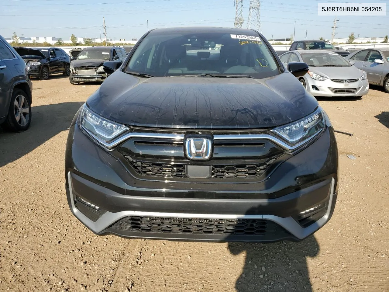 2022 Honda Cr-V Exl VIN: 5J6RT6H86NL054205 Lot: 71653564