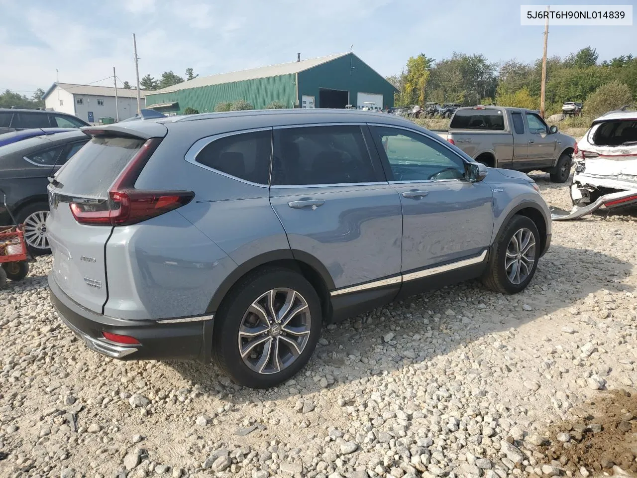 2022 Honda Cr-V Touring VIN: 5J6RT6H90NL014839 Lot: 71766934