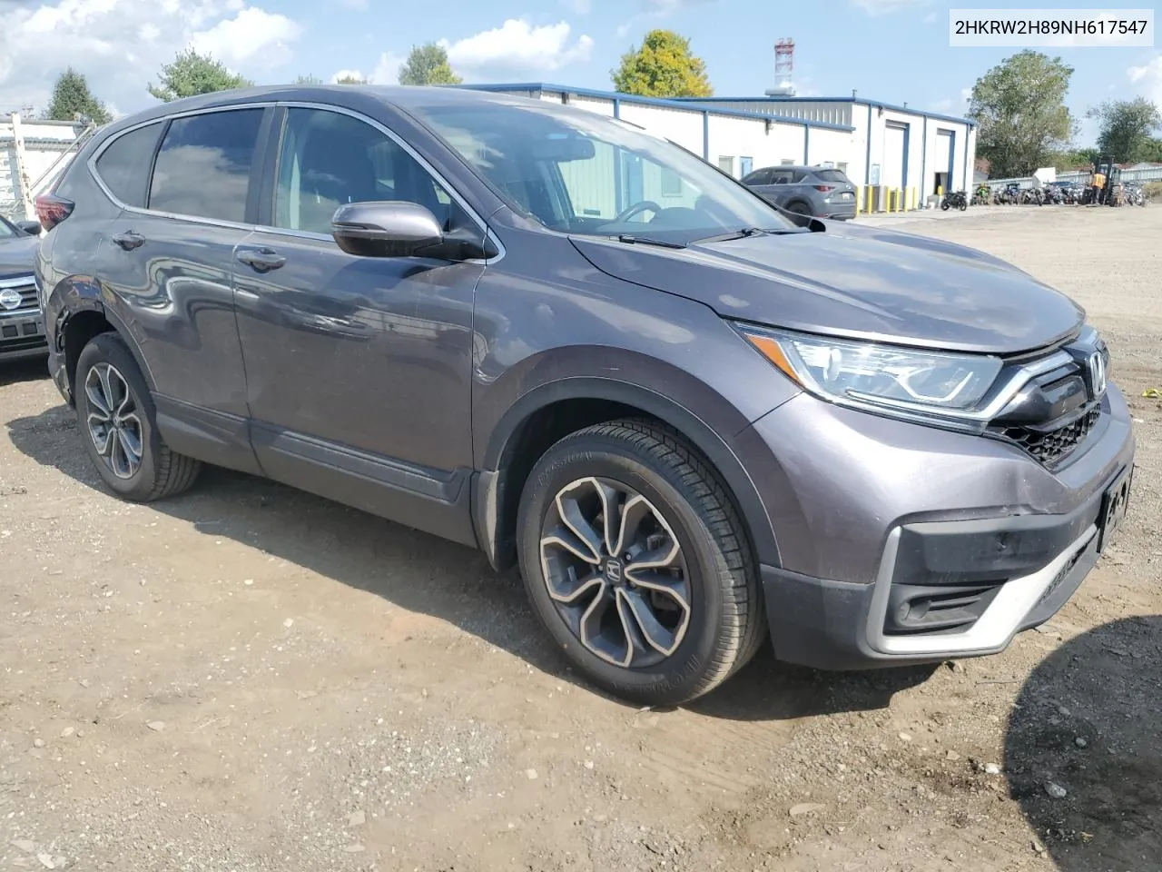 2022 Honda Cr-V Exl VIN: 2HKRW2H89NH617547 Lot: 72290894